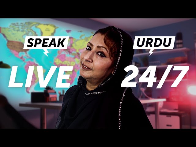 Speak Urdu 24/7 with UrduPod101 TV 🔴 Live 24/7