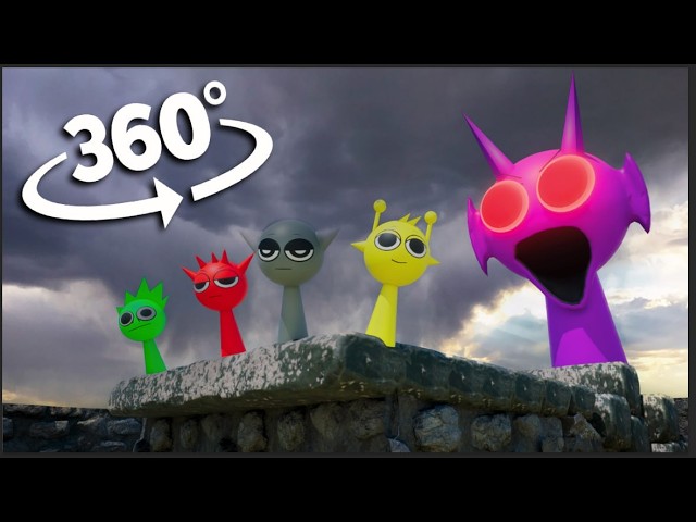 360° Giant Sprunki Unleashed - You Won’t Believe How They Stopped Him!