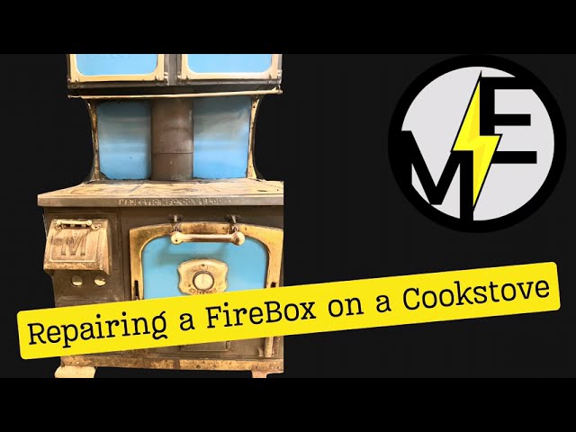 Repairing a FireBox on an Old WoodBurning Cookstove