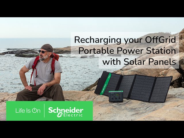 Unlimited Power: OffGrid Portable Solar Panels | Schneider Electric