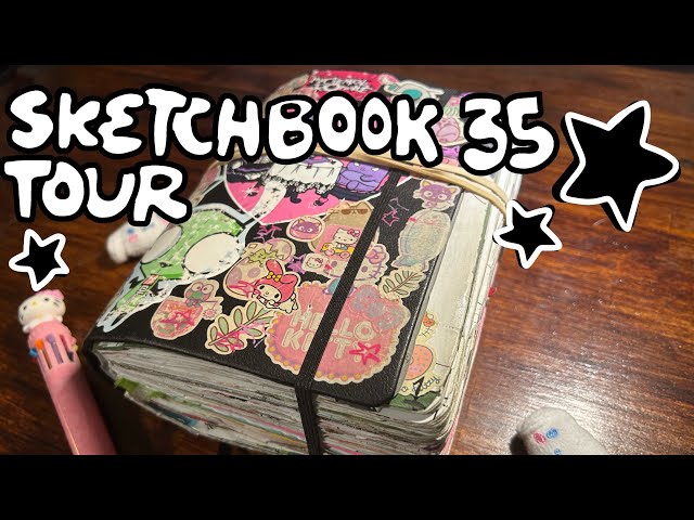 THE BRICK: My Thickest Sketchbook EVER — Sketchbook 35 Tour !!!!