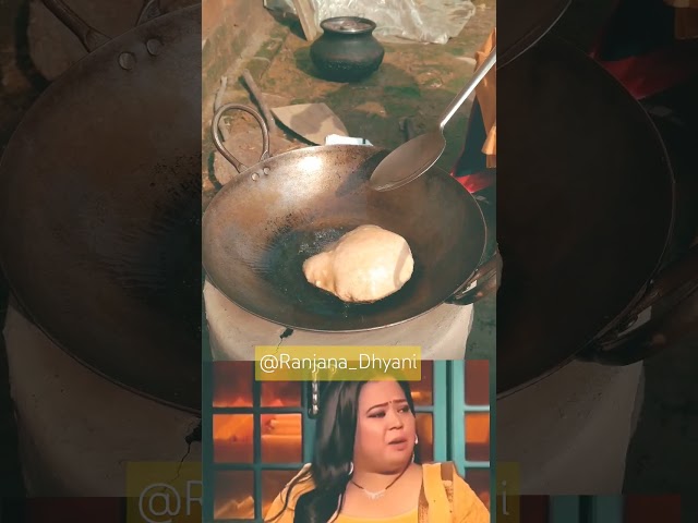 Bharti Singh's, Puri banayi chulhe mein , आज पूरी बनी है चूल्हे में #bhartisingh #laughterchefs