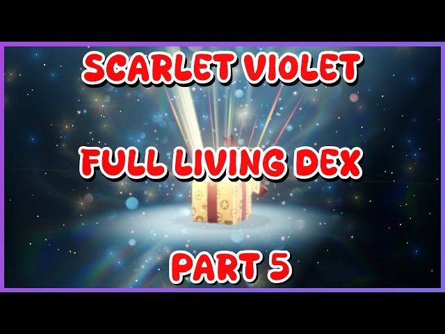 Scarlet and Violet Shiny Living Dex Giveaway Part 5 All Vivillon Forms