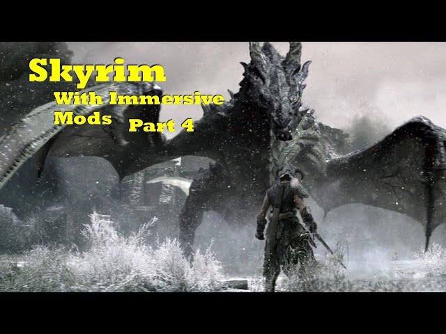 The Immersive Gamer Live Stream - Skyrim Playthrough with Immersive Mods (Part 4)