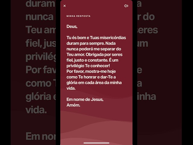 Nada Pode Nos Separar do Amor de Deus