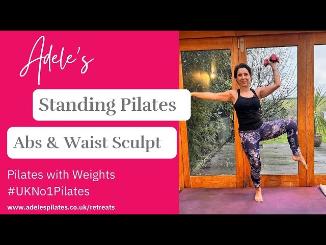 Standing Pilates with Weights: Abs & Waist Sculpt | Tone Your Core💪 #ukno1pilates