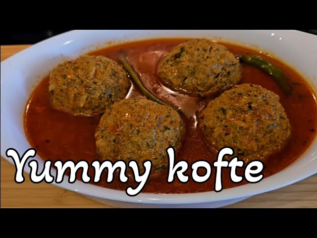 Beef kofte recipe / Famous Iranian dish called kofte