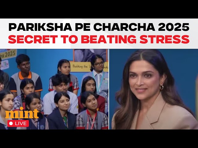 Pariksha Pe Charcha Live | Deepika Padukone Speaks on Mental Health and Exam Worries | Board Exam