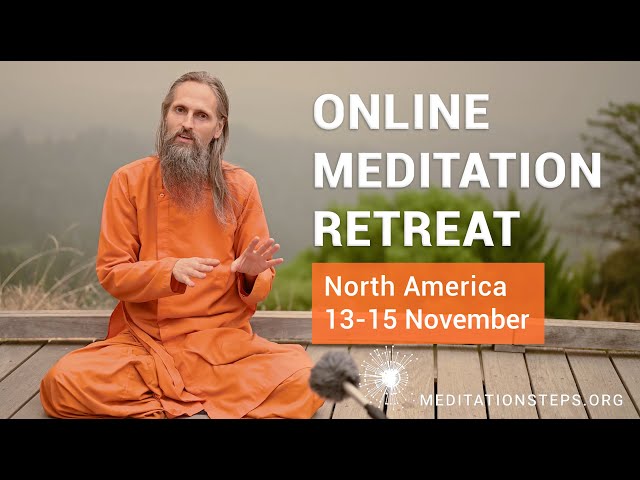 Online Meditation Retreat - North America, November 13 – 15, 2020