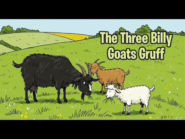 The Three Billy Goats Gruff | Low Stimulation Bedtime Stories for Kids