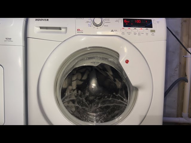 Hoover DYN8163D8X | Cotton + pre 90c full cycle | Requested video