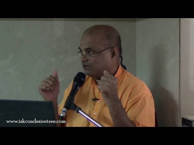 Bhagavad Gita Class Hindi Chapter 2 Part 1 by Shyam Charan Prabhu on 15 May 2016 at ISKCON Chowpatty