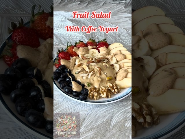 This Coffee Yogurt Will Change Your Mornings! ☕🍓|Fruit salad| Breakfast Recipes |Coffee Yogurt