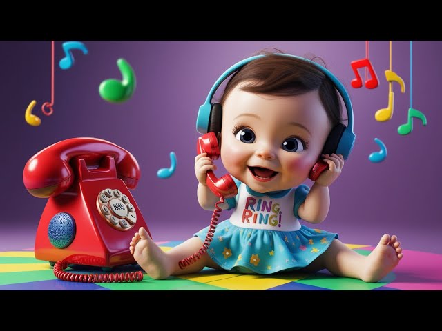 Baby on the Phone Song | S Videos Nursery Rhymes & Kids Songs