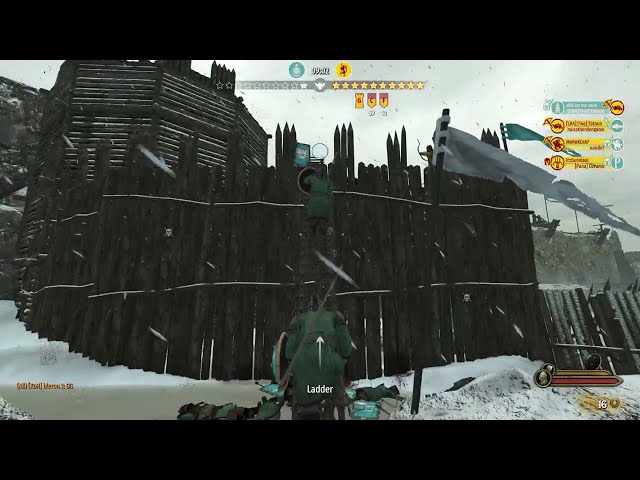 Mount & Blade II Bannerlord - Online Siege Battle 94 People - Khuzait vs Vlandia 2k 60fps