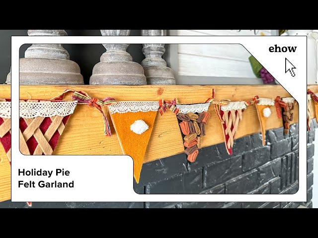 DIY Holiday Pie Garland