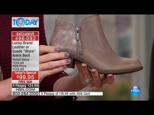 HSN | HSN Today: Lucky Brand Footwear Premiere 09.26.2016 - 08 AM