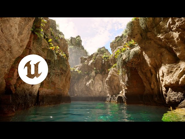 Unreal Engine 5.5 Beginner Tutorial - Jungle Lagoon #ue5