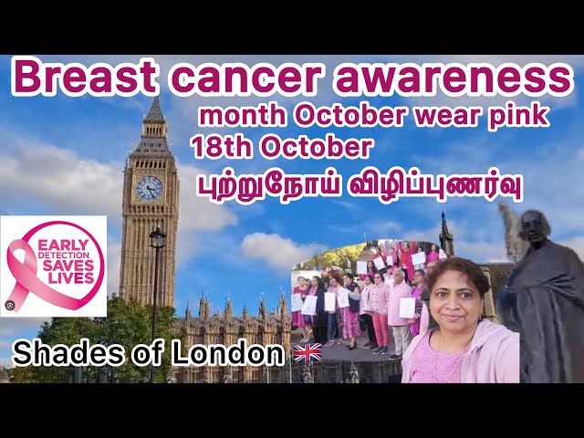 Breast cancer awareness  event London லண்டனில் மார்பக புற்றுநோய் விழிப்புணர்வு நாள்