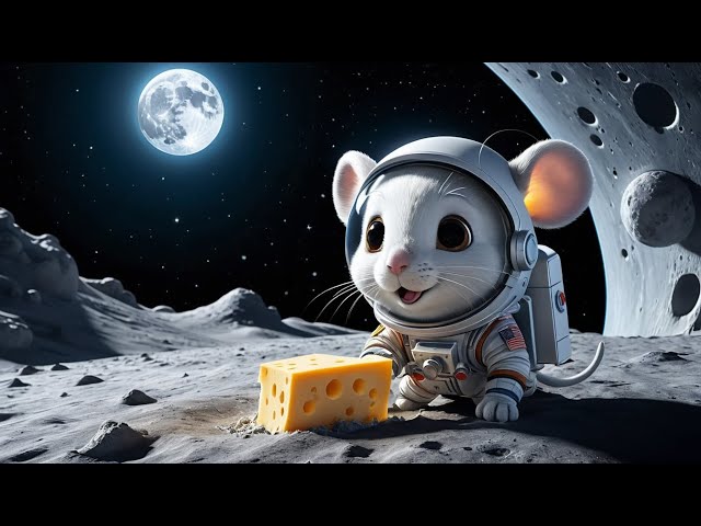 The Moon Mouse and His Cheese Rocket | Fun Nursery Rhyme for Kids | Sing-Along Song