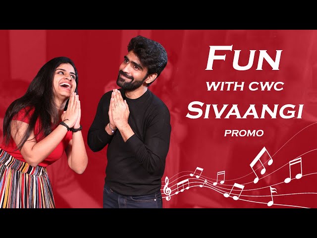 Fun with CWC @SivaangiKrishnakumarOffl at recording studio with Nivas -  Promo  | Collaborative Series