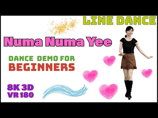 VR - ‘Numa Numa Yee’, Exciting Dance demo for beginners #dance #vr #vr180 #8K #linedance #vrdance