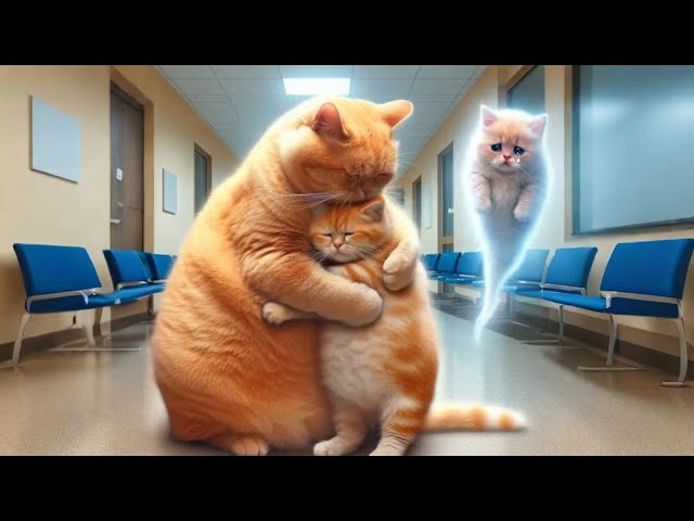 The Cat Father And Mother Miss Their Children Very Much#cat #cute #ai #catlover #catvideos #cutecat