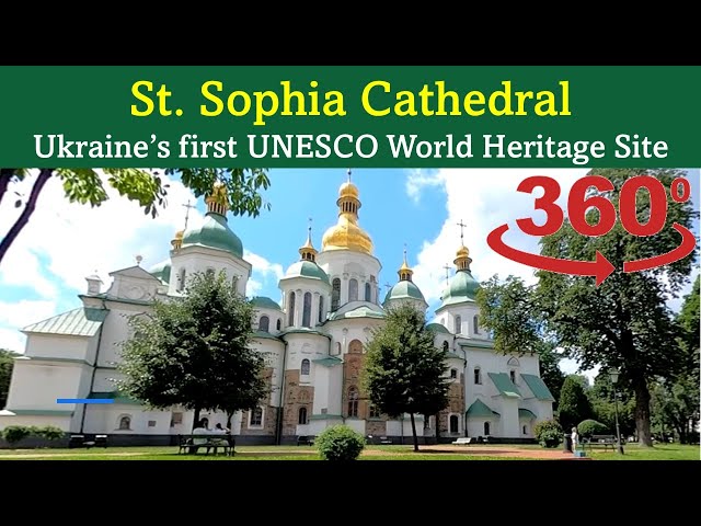 St  Sophia Cathedral, Ukraine | First UNESCO world heritage site | Eyemmersive | 360 degree VR video