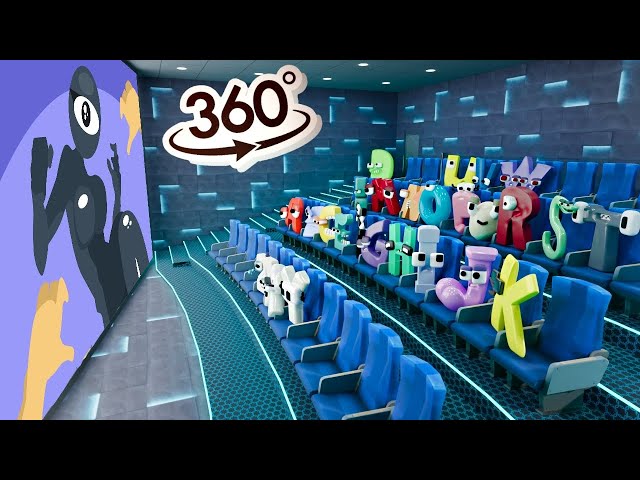 Alphabet lore 360° - CINEMA HALL | Letter F react to Alphabet Lore meme 1 | VR/360° Experience