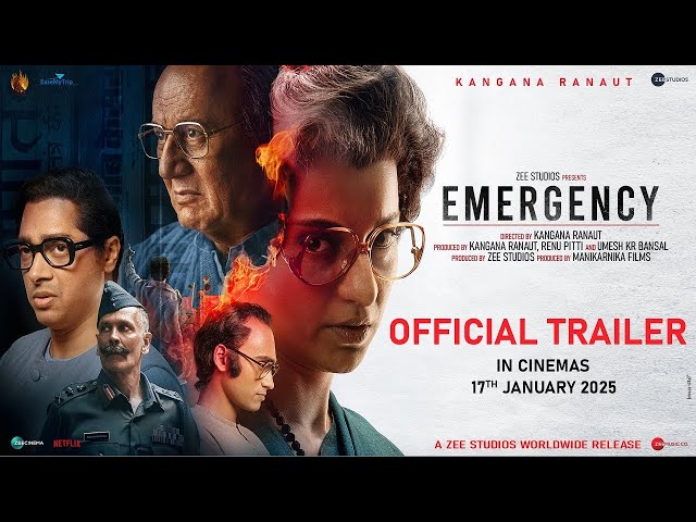 Emergency | Official Trailer | In Cinemas 17th JAN 2025 | Kangana Ranaut