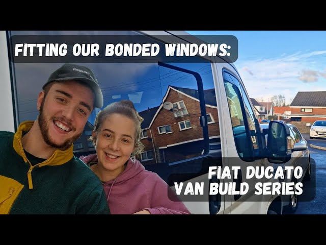 Fitting WINDOWS to the VAN! DIY Van Conversion | UK