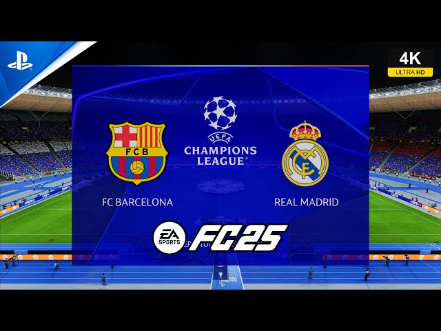 FC 25 - FC Barcelona vs Real Madrid - Final UCL - gameplay ps5 4K español latino