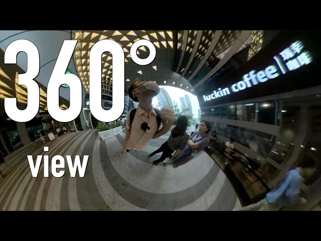 360 Video of the Tencent x Luckin Coffee location