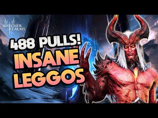 CRAZY SUMMON SESSION! 488 PULLS + SSS Legendaries! ⁂ Watcher of Realms