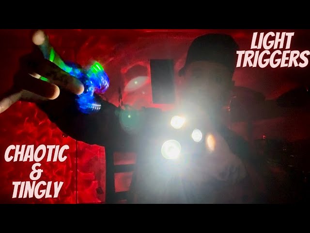 ASMR | ⚠️Warning⚠️Chaotic & Aggressive Light Triggers Pt.11