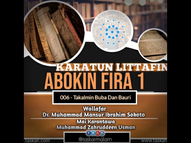 006. Takalmain Buba Dan Bauri -- Littafin Abokin Fira 1