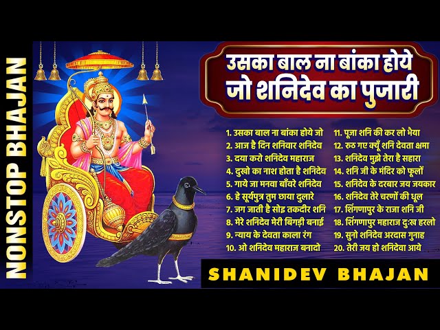 शनिदेव जी के 20 कल्याणकारी भजन~Shanidev Ji Bhajan~Shani Song~Nonstop Shanidev Bhajan 2025~Shani Song