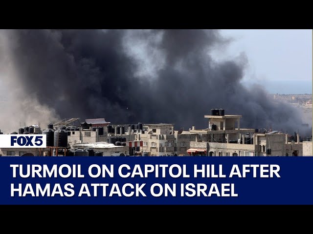 Turmoil on Capitol Hill after Hamas attack on Israel shocks the world