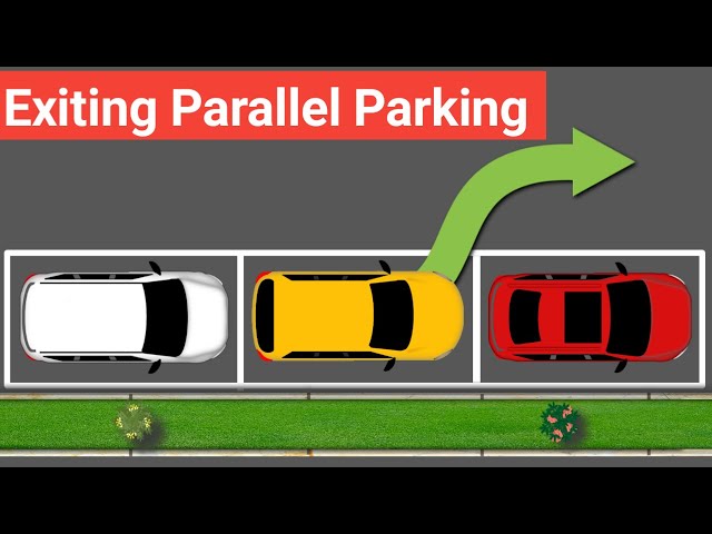 How to Exit a Parallel Parking Space (Step by Step)/Leaving a parking Space/#drivinglesson #parking