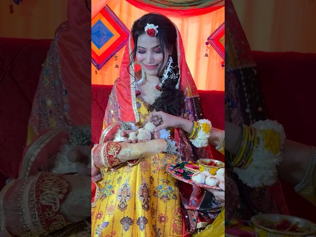 Meri Haldi hai aj👰‍♀️🥰 #roohdreamz #ytshorts #haldiceremony #haldi