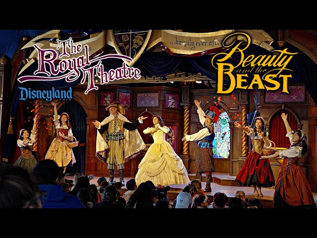 Storytelling at Royal Theatre Beauty and the Beast Full Show 4K Disneyland 2025 01 12