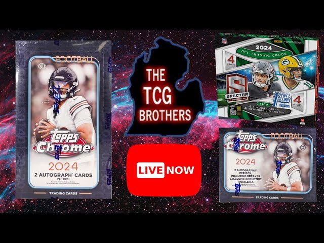 Break #30-32 2024 Topps Chrome Football Release! Half Case Breaks All Week! 2024 Panini Spectra FOTL