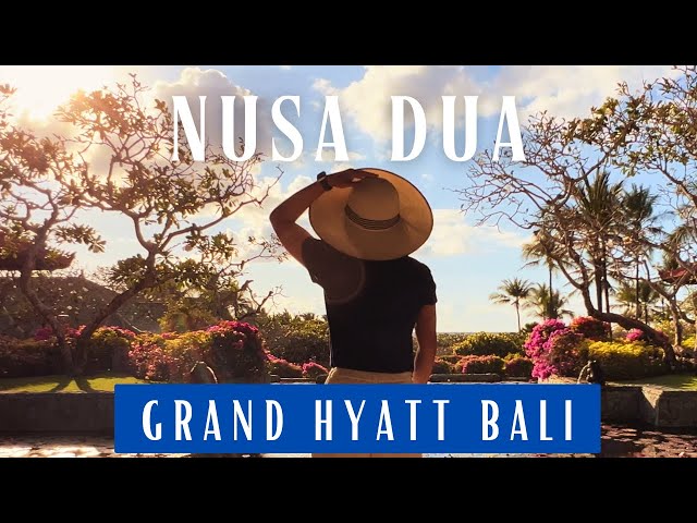 Grand HYATT BALI Hotel Tour & REVIEW | 8 Restaurants, 3 pools, beach, spa, Kids Club & more