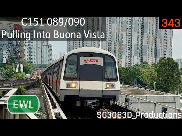 [SMRT][Extinct Soon] KHI C151 [089/090] - Pulling Into EW21 Buona Vista (EWL)