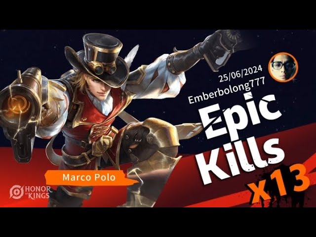 BEST MOMENTS MARCO POLO-EPIC KILLS 😲HONOR OF KING