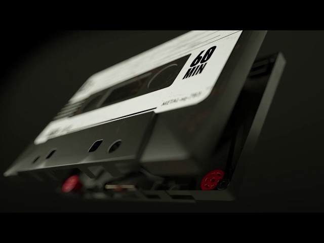 3D Cassette Tape Animation