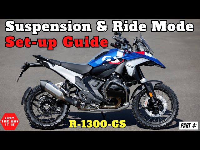 BMW R 1300GS/A Dynamic Pro & DSA suspension setting guide MSR, ABS-Pro & DBC & AVHC Set-up Guide