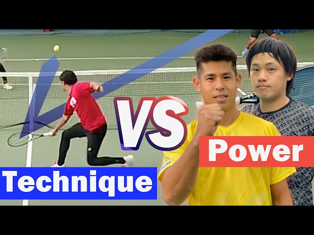 Revenge Match!! Former vs. Active Member of Japan National Team of Davis Cup