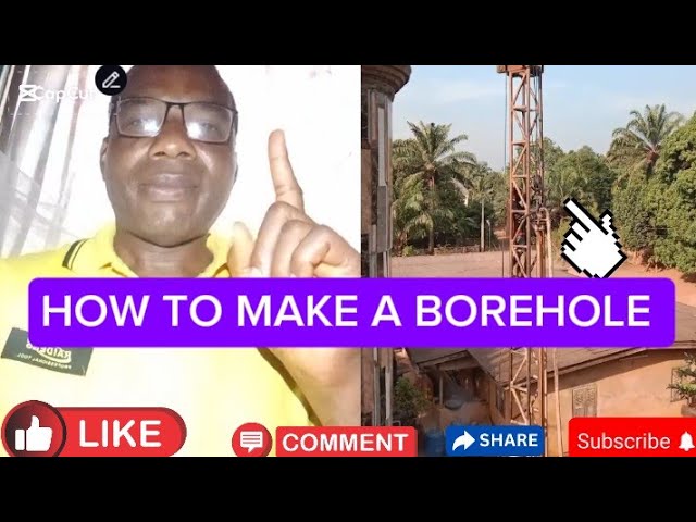 #Howto make a borehole #homesteading #borehole guide