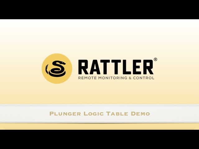 Rattler Plunger Logic Table Demo